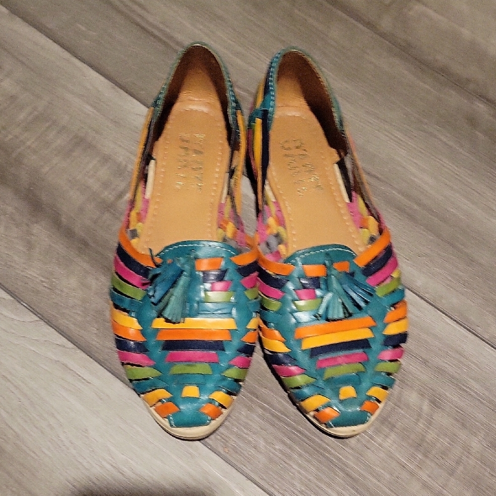 Colorful Woven Women's Loafers